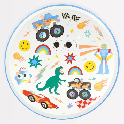 Meri Meri - Duże Ozdobne Talerzyki ToyBox Icon