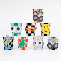 Meri Meri - Kubeczki papierowe 8szt. - Toybox Icon