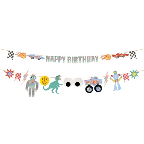 Meri Meri - Papierowa girlanda dekoracyjna, Toybox Icon