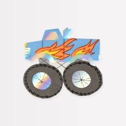 Meri Meri - Serwetki 16szt. - Toybox, monster truck